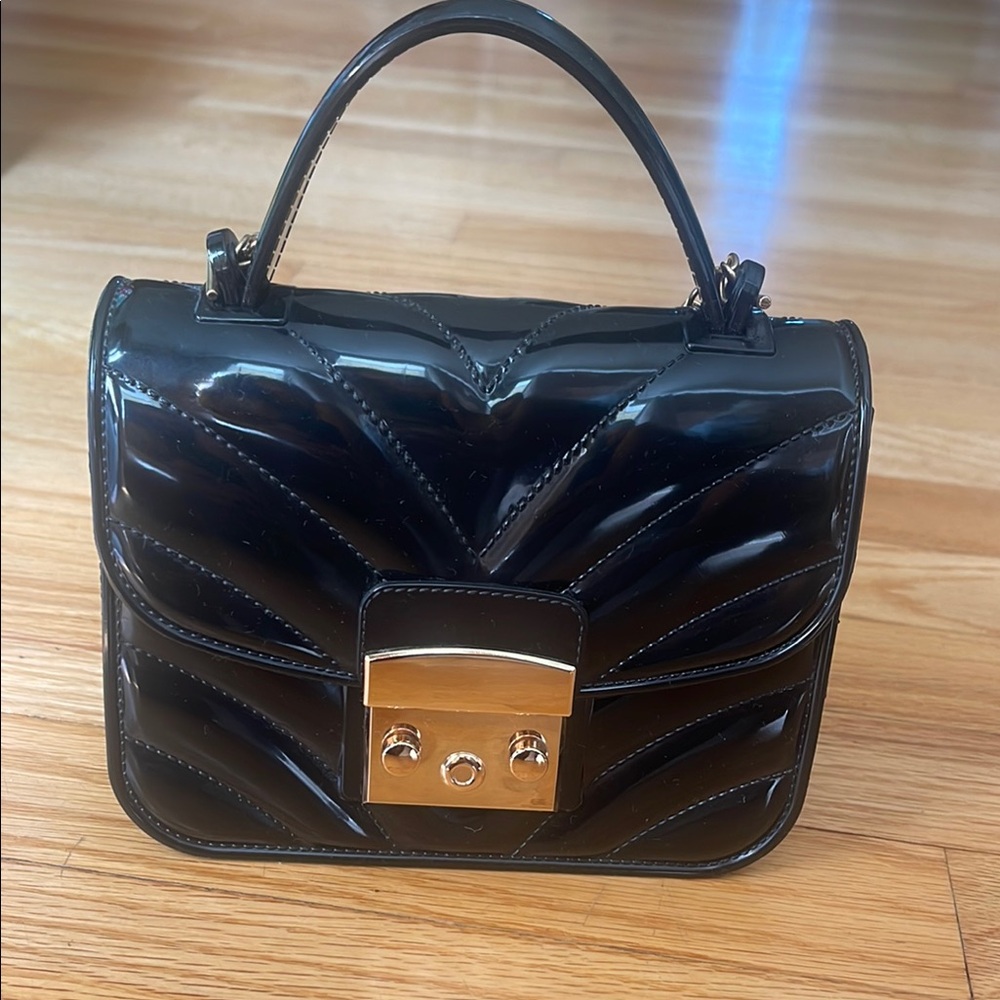 black mini bag